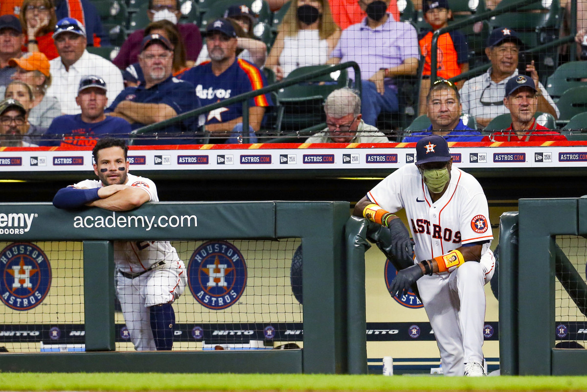 Dusty Baker and Jose Altuve